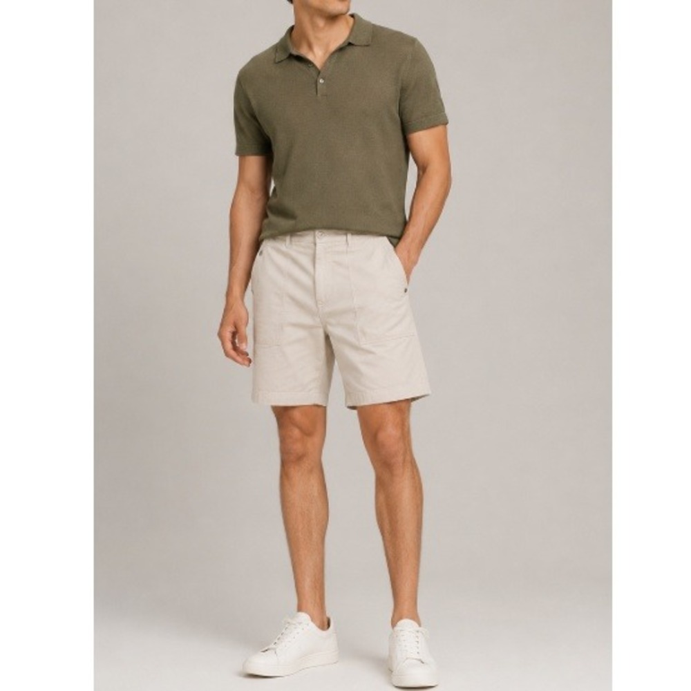 Vuori Men's Oatmeal Classic Woven Shorts‎ Size 30 NWT